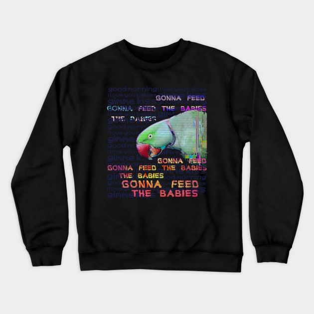 gonna feed the babies - a e s t h e t i c #1 Crewneck Sweatshirt by FandomizedRose